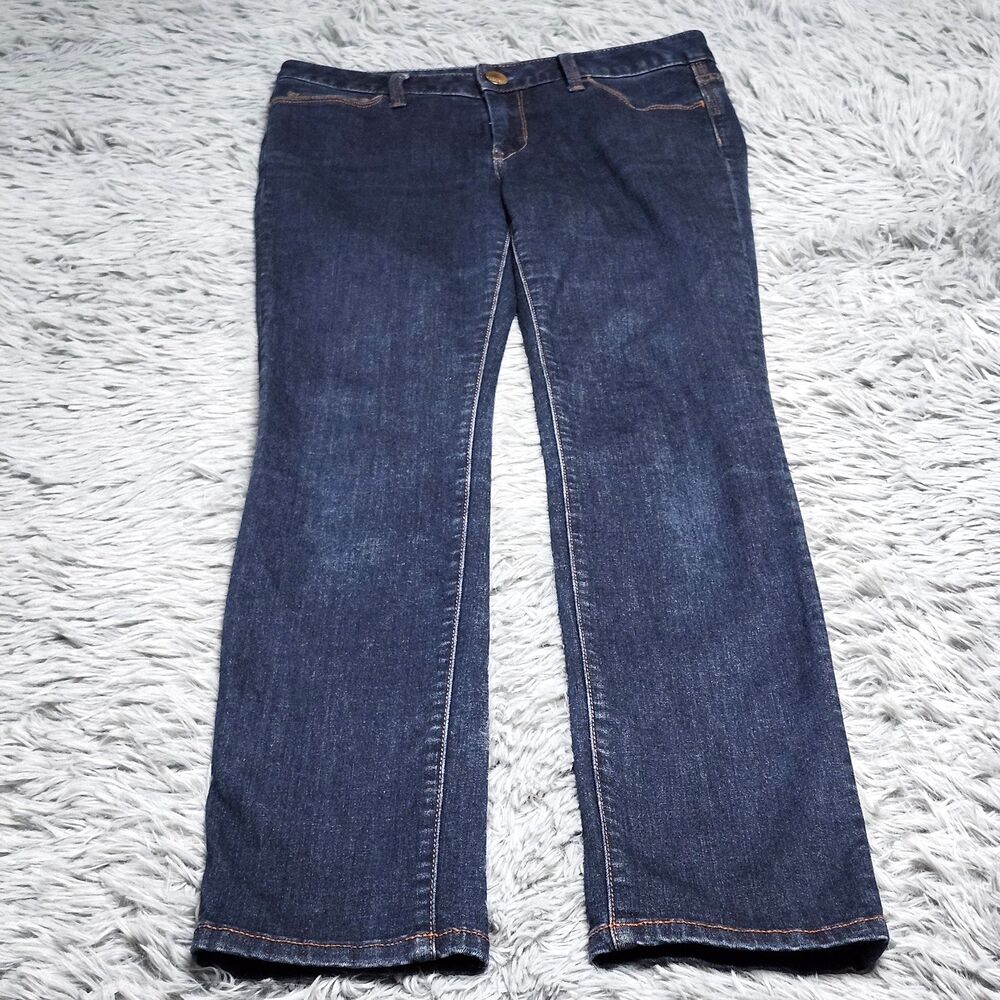 Banana Republic Jeans Womens 26P Dark Wash Skinny Stretch Denim Classic Fit